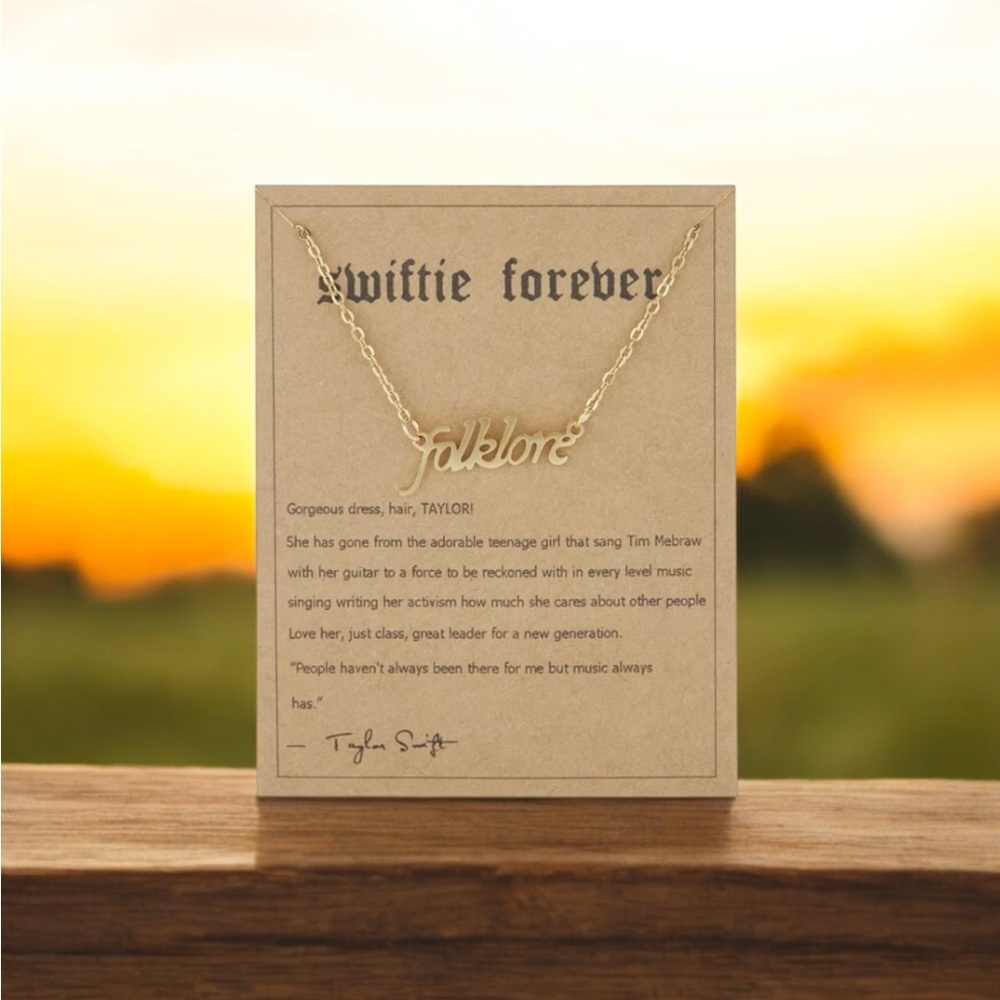 Gold 'Folklore' Necklace